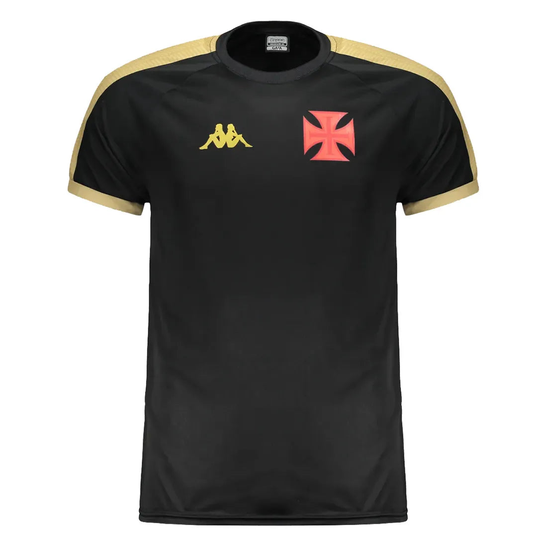 Vasco da Gama Pre-Match Supporter Gold CRVG Black Jersey 2025/26