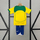 Brazil Away Retro Kids Kit 2004