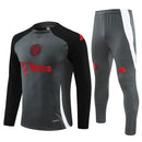 Mens Manchester United Training Suit Grey 2024/25