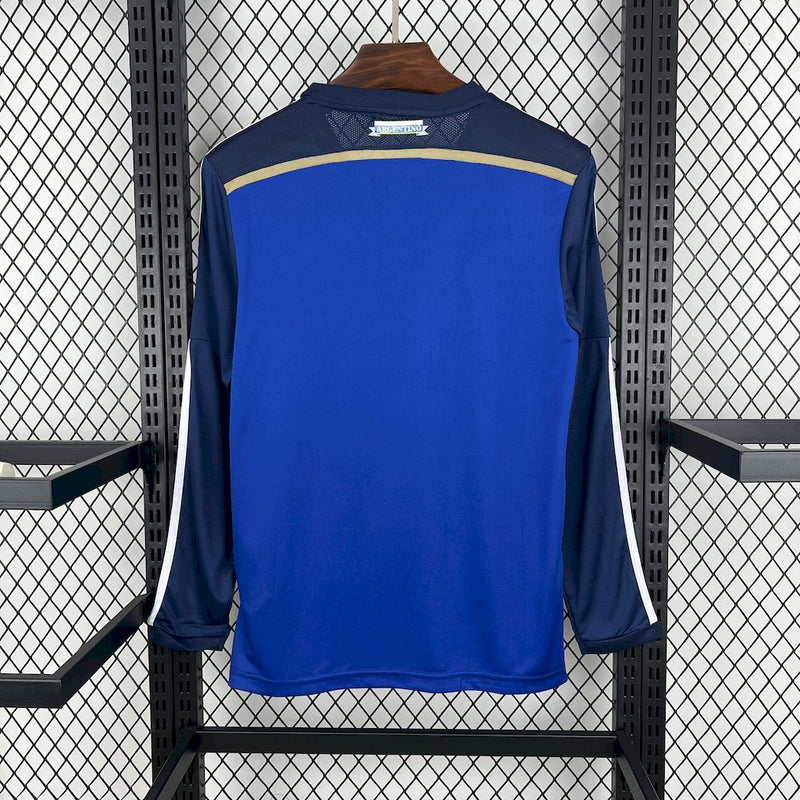 Argentina 2014 Away Long Sleeve Retro Jersey