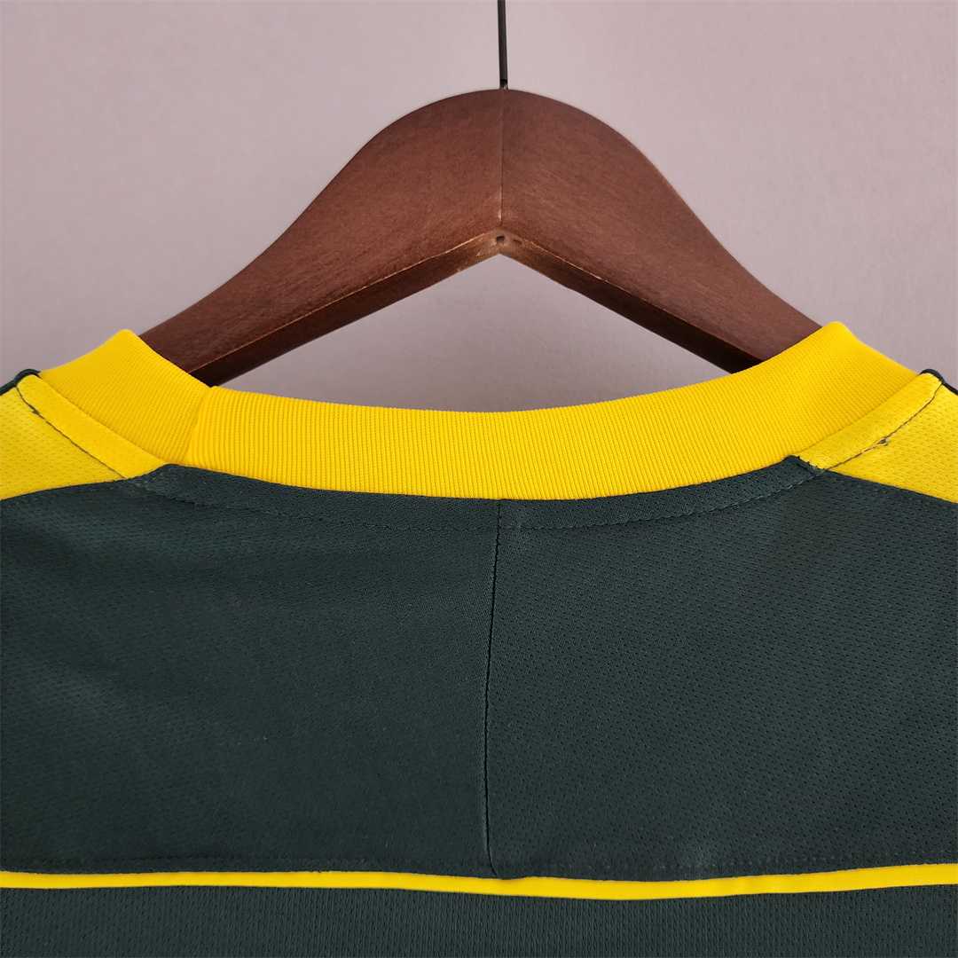 Brazil Retro Goalkeeper Green 1998 Jersey