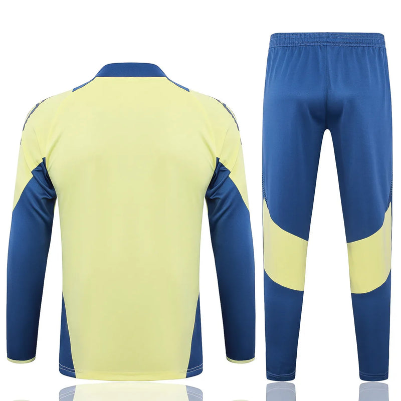 Mens Olympique Lyonnais Training Suit White 2024/25