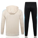Mens Argentina Hoodie Sweatshirt + Pants Training Suit Cream 2024