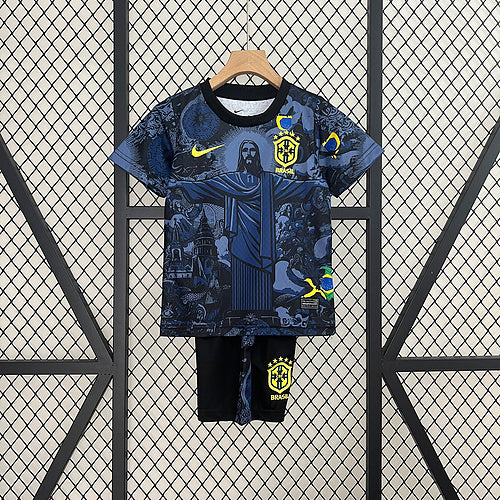 Brazil Special Edition Kit Kids - Cristo Redentor Black