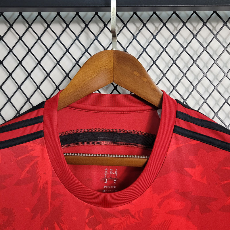 Flamengo Retro Soccer Jersey Red 2014