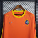 Brazil Goalkeeper Long Sleeve 1998 Orange