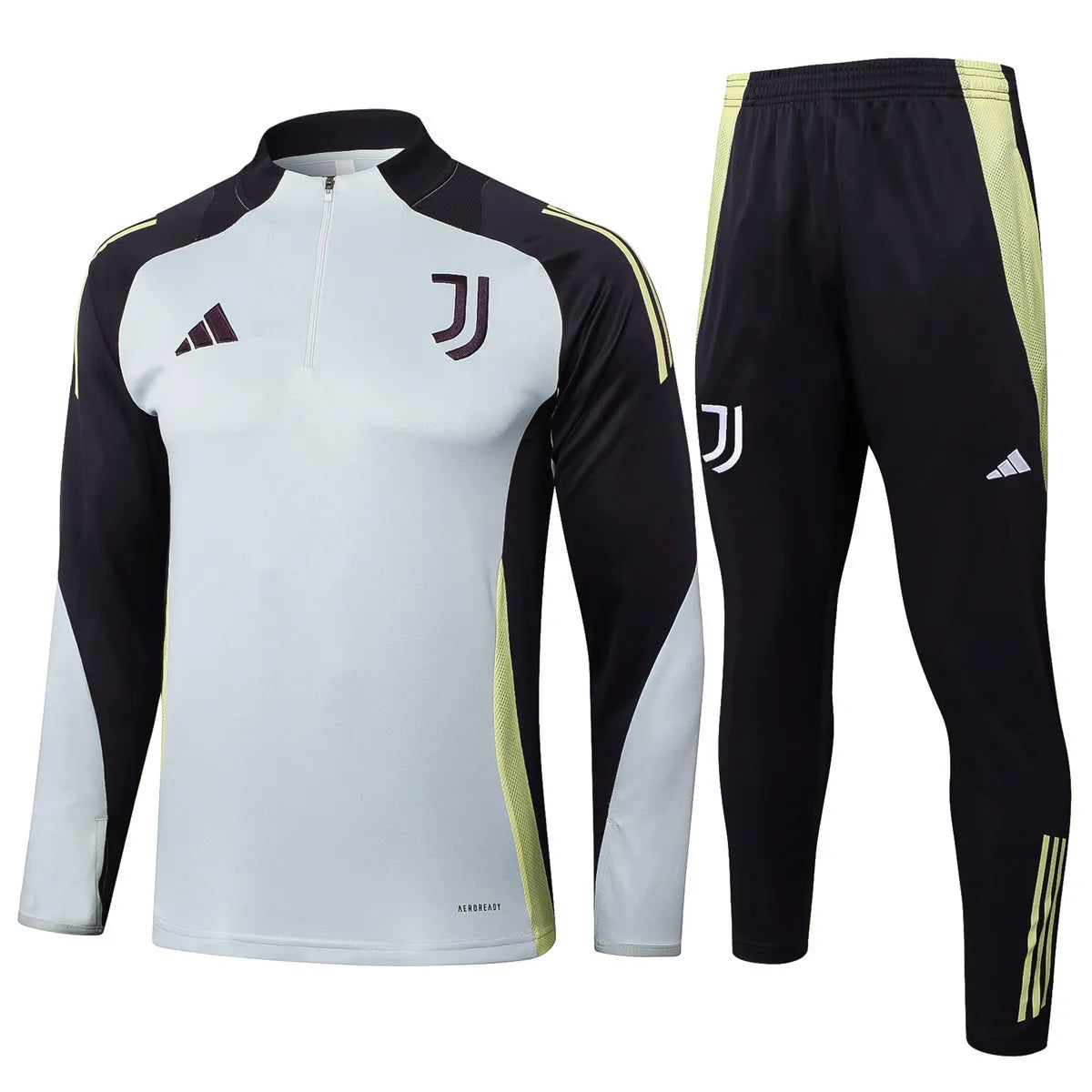 Mens Juventus Training Suit Light Grey 2024/25