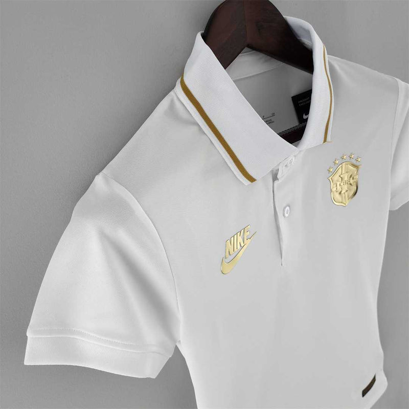 Brazil Polo White Jersey 2022 Women