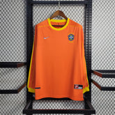 Brazil Goalkeeper Long Sleeve 1998 Orange