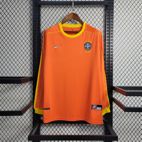 Brazil Goalkeeper Long Sleeve 1998 Orange