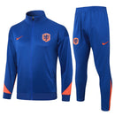 Mens Netherlands Jacket + Pants Training Suit Blue 2024