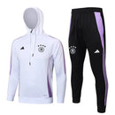 Mens Germany Hoodie Sweatshirt + Pants Training Suit White 2024