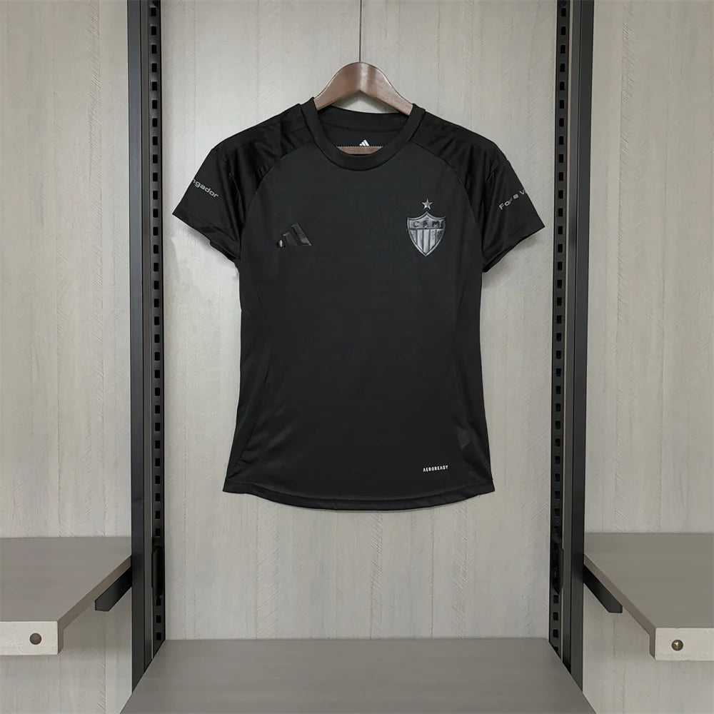 Atletico Mineiro Feminina All Black 2025/26 - Fan Version