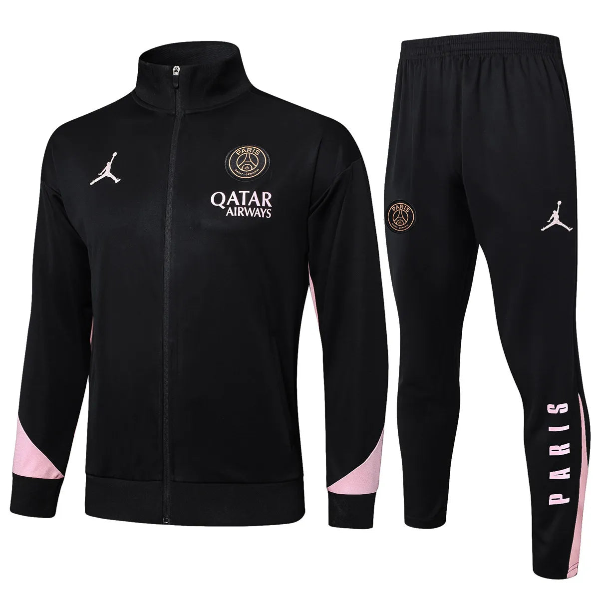 Mens PSG x Jordan Jacket + Pants Training Suit Black 2024/25