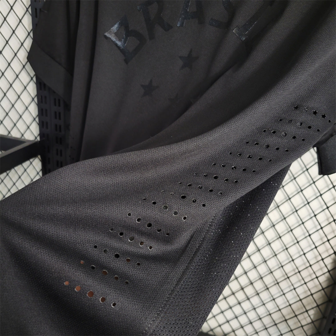 Brazil Retro All Black 2013/14 Jersey