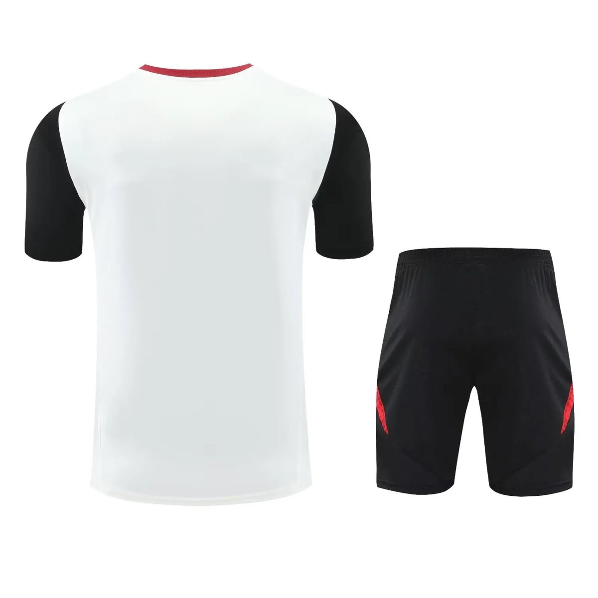 Mens Manchester United Short Training Suit White 2024/25