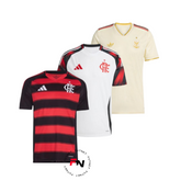 Combo Flamengo Home + Away + Third 2025/26 Fan Jersey