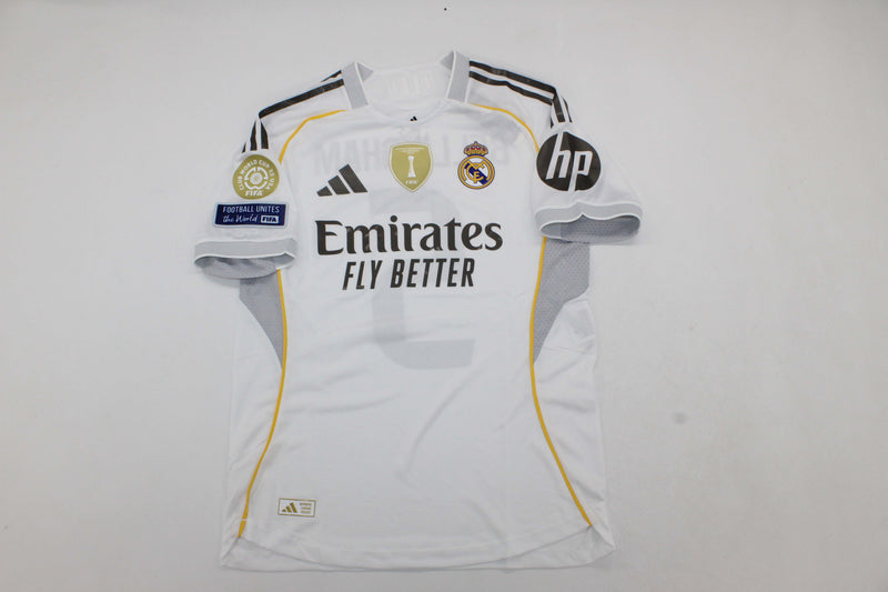 Kids Real Madrid Home Jersey 2025/26