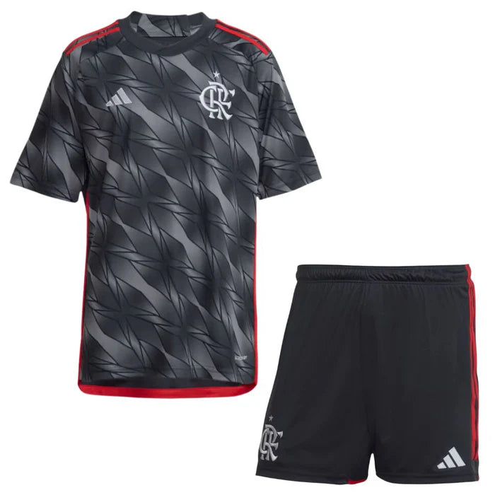 Kids Kit Flamengo Third Jersey 2024/25