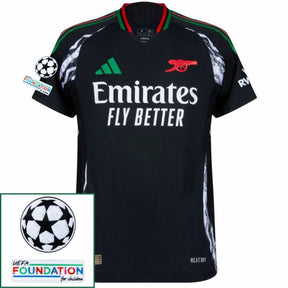 Arsenal 2024/25 II Away Fan Jersey - Patchs UCL UEFA  Foundation (Official Printing)