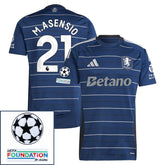 Arsenal 2024/25 III Third M. ASENSIO #21  - Patchs UCL UEFA  Foundation (Official Printing)