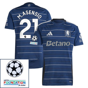 Arsenal 2024/25 III Third M. ASENSIO #21  - Patchs UCL UEFA  Foundation (Official Printing)