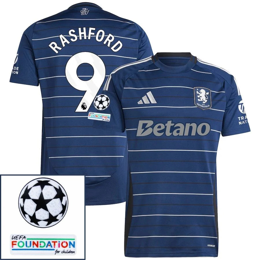 Arsenal 2024/25 III Third RASHFORD #9  - Patchs UCL UEFA  Foundation (Official Printing)