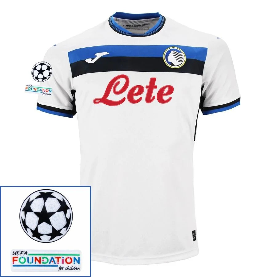 Atalanta 2024/25 II Away Fan Jersey - Patchs UCL UEFA  Foundation (Official Printing)