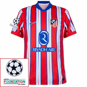 Atletico Madrid 2024/25 I Home GRIEZMANN #7 - Patchs UCL UEFA  Foundation (Official Printing)