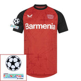 Bayer Leverkusen 2024/25 I Home Fan Jersey - Patchs UCL UEFA  Foundation (Official Printing)