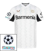 Bayer Leverkusen 2024/25 II Away Fan Jersey - Patchs UCL UEFA  Foundation (Official Printing)