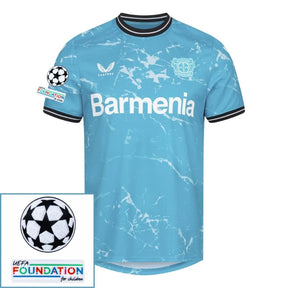 Bayer Leverkusen 2024/25 IIII Fourth Fan Jersey - Patchs UCL UEFA  Foundation (Official Printing)