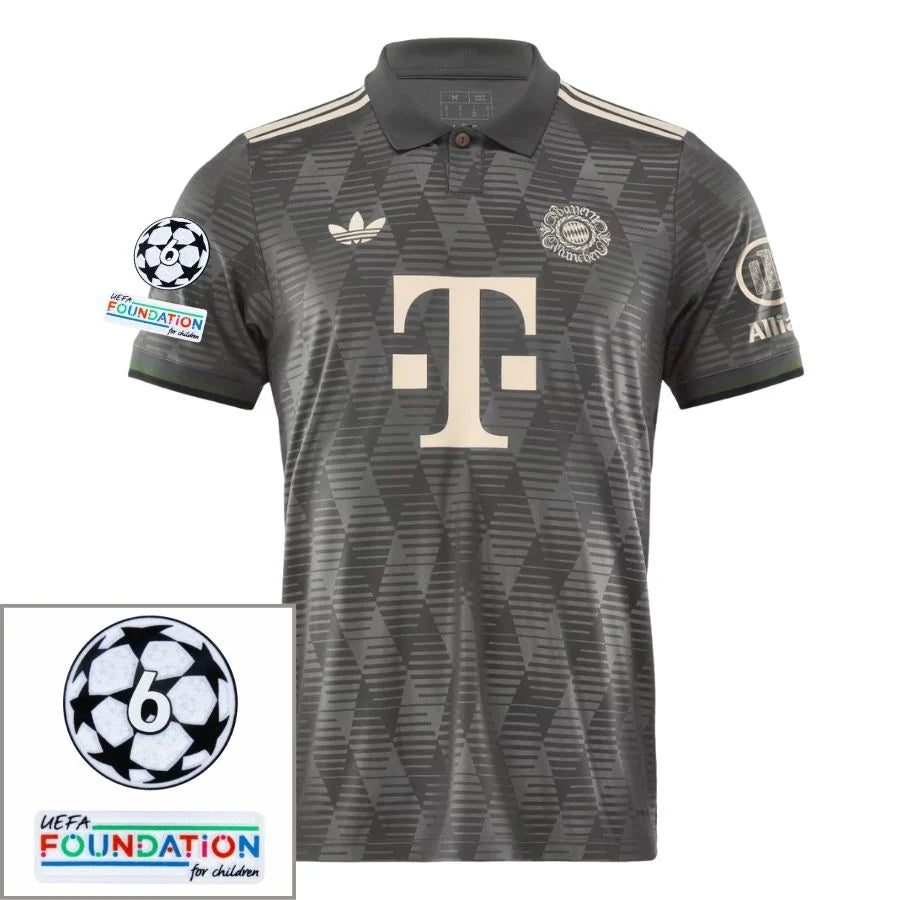 Bayer München Oktoberfest 2024/25 Fan Jersey - Patchs UCL UEFA  Foundation (Official Printing)