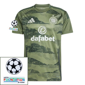 Celtic 2024/25 III Third Fan Jersey - Patchs UCL UEFA  Foundation (Official Printing)