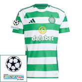 Celtic 2024/25 I Home Fan Jersey - Patchs UCL UEFA  Foundation (Official Printing)
