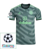 Celtic 2024/25 III Third Fan Jersey - Patchs UCL UEFA  Foundation (Official Printing)