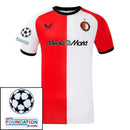 Feyenoord 2024/25 I Home Jersey - Patchs UCL UEFA  Foundation (Official Printing)