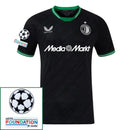 Feyenoord 2024/25 II Away Jersey - Patchs UCL UEFA  Foundation (Official Printing)