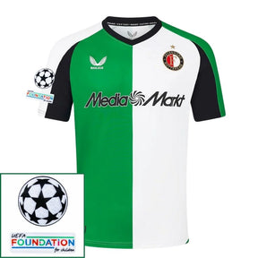 Feyenoord 2024/25 III Third Jersey - Patchs UCL UEFA  Foundation (Official Printing)