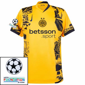 Inter Milan 2024/25 III Third LAUTARO #10 - Patchs UCL UEFA  Foundation (Official Printing)