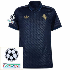 Juventus 2024/25 III Third YILDIZ #10 - Patchs UCL UEFA  Foundation (Official Printing)