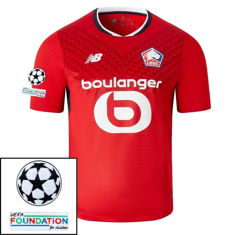 Lile 2024/25 I Home Jersey - Patchs UCL UEFA  Foundation (Official Printing)