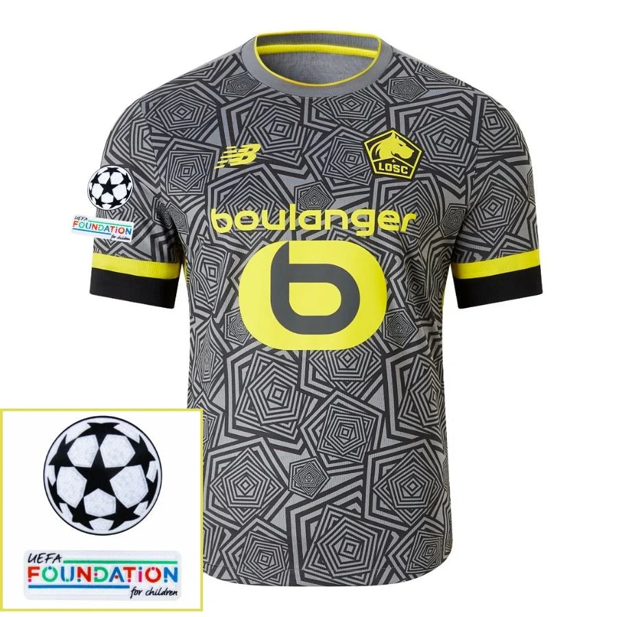 Lile 2024/25 III Third Jersey - Patchs UCL UEFA  Foundation (Official Printing)