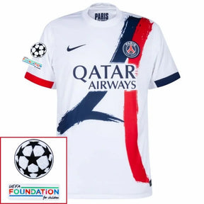 Paris Saint-Germain 2024/25 II Away Jersey - Patchs UCL UEFA  Foundation (Official Printing)