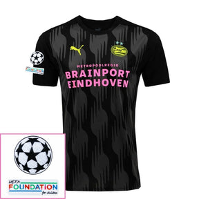PSV Eindhoven 2024/25 Pre-Match Fan Jersey - Patchs UCL UEFA  Foundation (Official Printing)