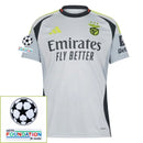 Benfica 2024/25 III Third Fan Jersey - Patchs UCL UEFA  Foundation (Official Printing)