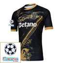 Sporting CP 2024/25 III Third Fan Jersey - Patchs UCL UEFA  Foundation (Official Printing)