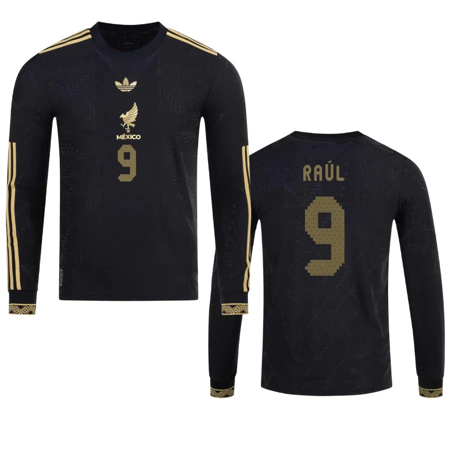 Mexico 2025/26 III Third Special Edition Jersey RAUL #9 Long Sleeve - Player Version