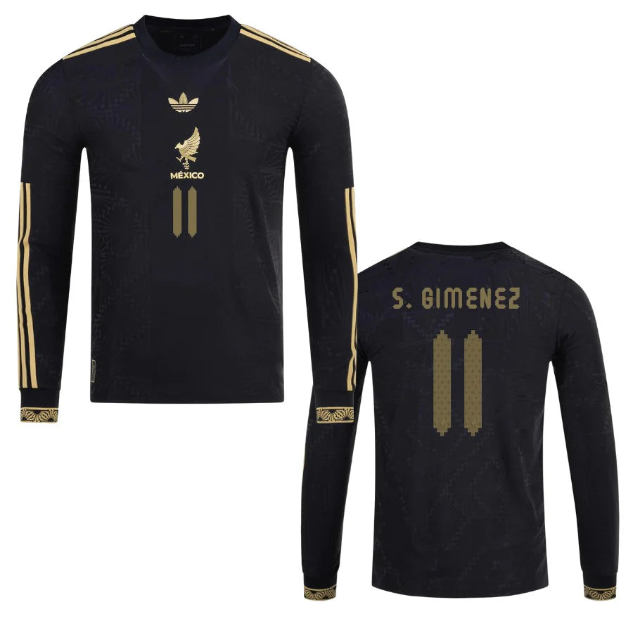 Mexico 2025/26 III Third Special Edition Jersey S. GIMENEZ #11 Long Sleeve - Player Version