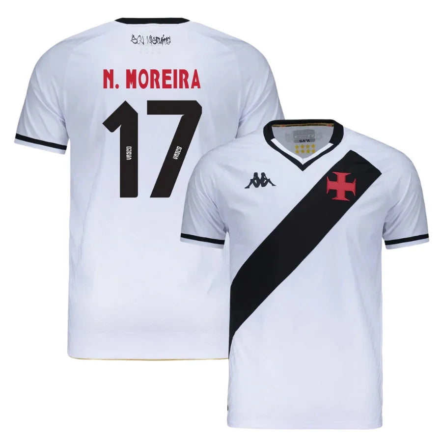 Vasco da Gama 2025/26 II Away N. MOREIRA #17 - Fan Version